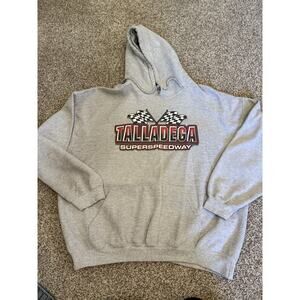 Vintage Talladega Super Speedway Sweatshirt Hoodie Size 2XL Nascar Racing